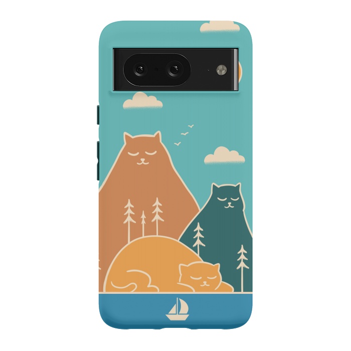 Pixel 8 StrongFit Cats mountains nature by Coffee Man