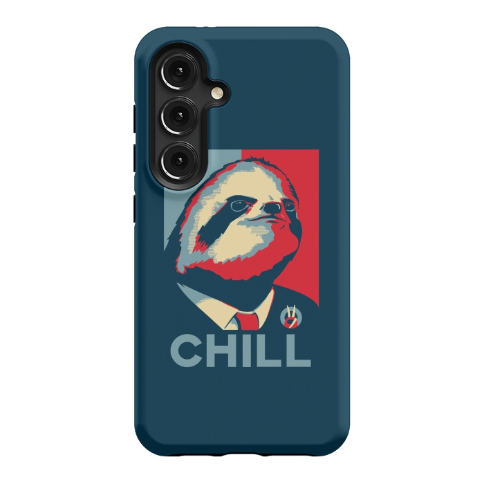 Galaxy S24 StrongFit Sloth For President by Grant Stephen Shepley