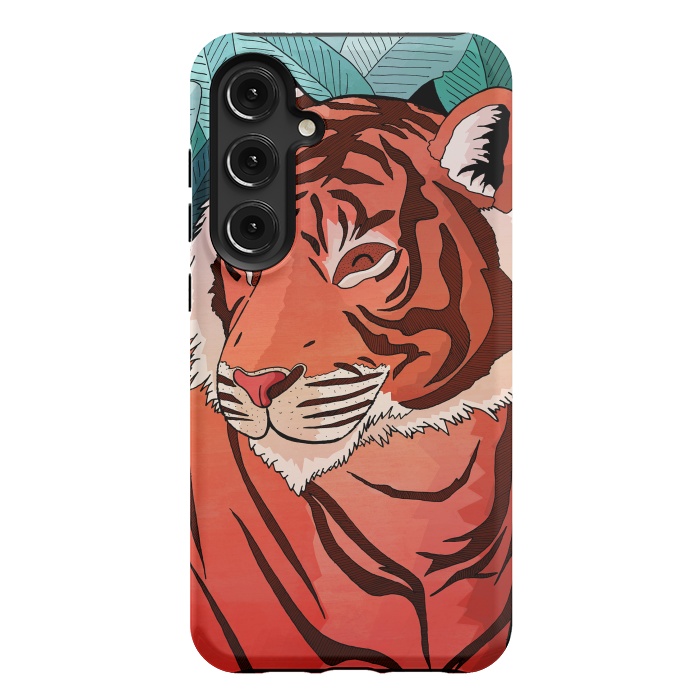 Galaxy S24 Plus StrongFit Tiger in the jungle  by Steve Wade (Swade)