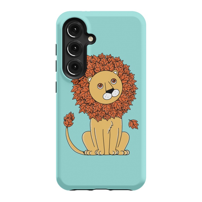 Galaxy S24 StrongFit Lion by Coffee Man