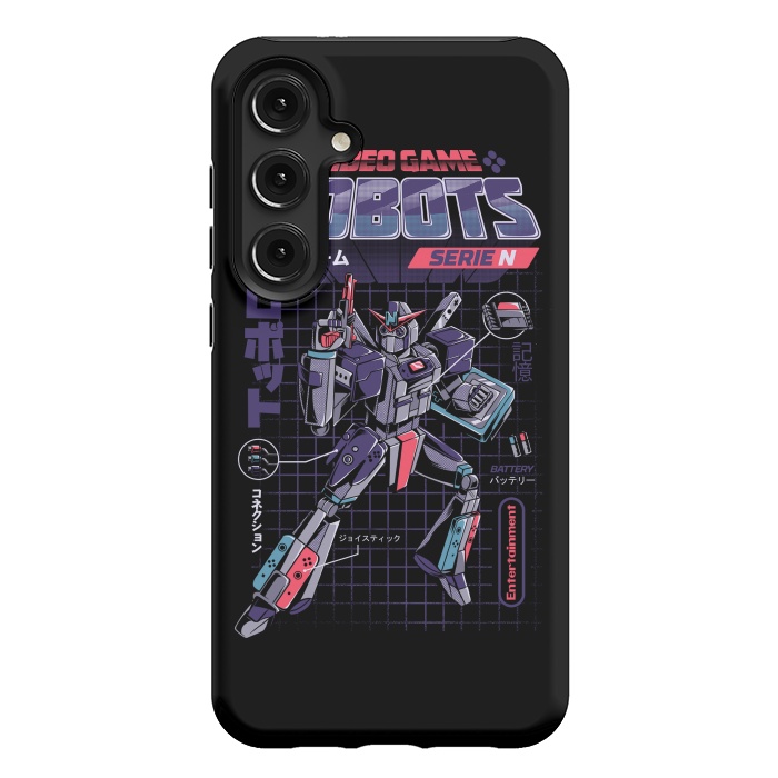 Galaxy S24 Plus StrongFit Video Game Robot - Model N by Ilustrata