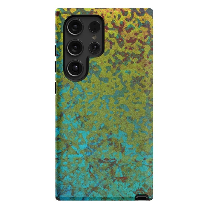 Galaxy S24 Ultra StrongFit Colorful Corroded Background G292 by Medusa GraphicArt
