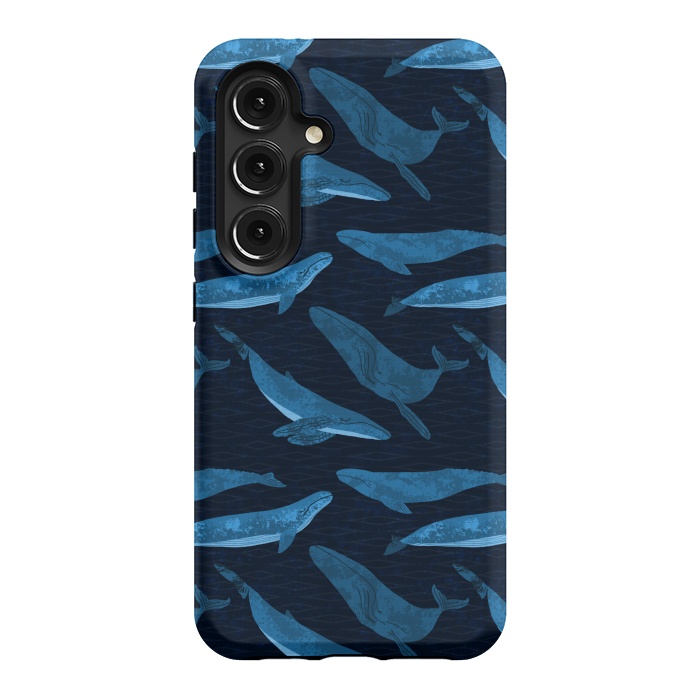 Galaxy S24 StrongFit Whales in the Deep by Noonday Design