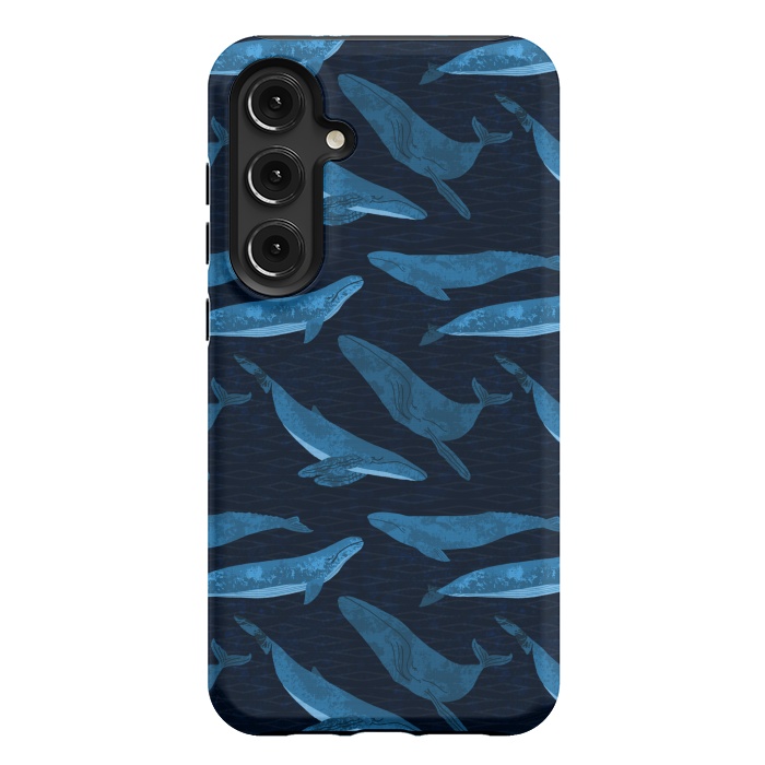 Galaxy S24 Plus StrongFit Whales in the Deep by Noonday Design