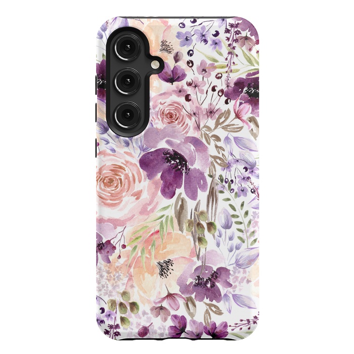 Galaxy S24 Plus StrongFit Floral Chaos by Anis Illustration
