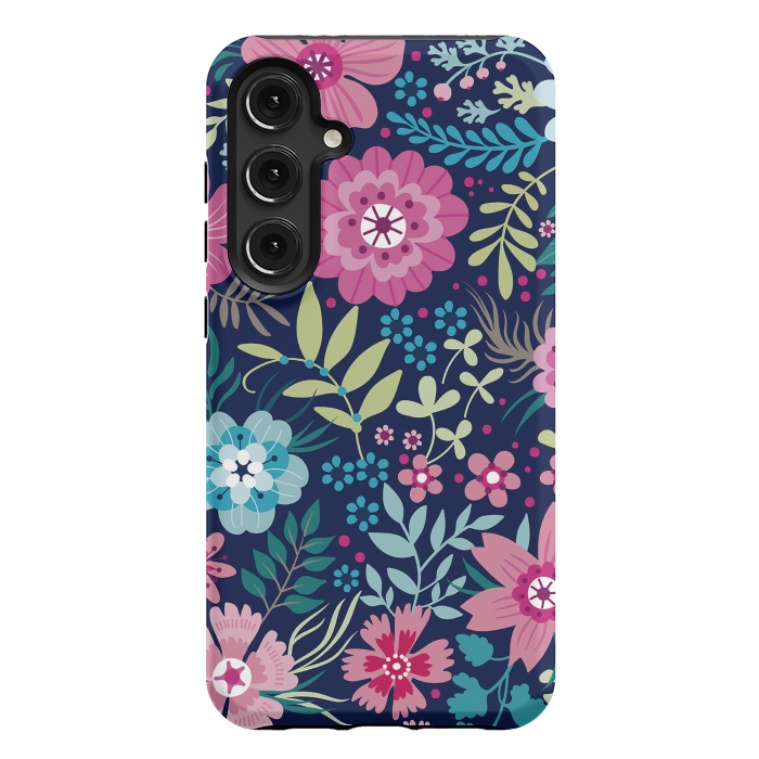 Galaxy S24 Plus StrongFit Romancing Floral Design by ArtsCase