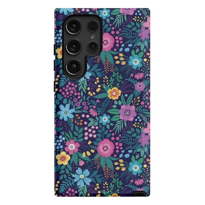 Galaxy S24 Ultra StrongFit Floral Design Pattern by ArtsCase