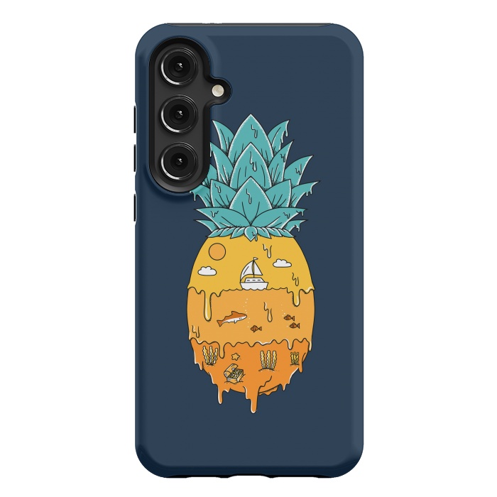 Galaxy S24 Plus StrongFit Pineapple Landscape by Coffee Man