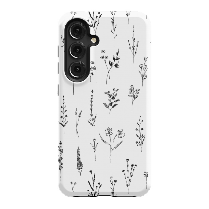 Galaxy S24 StrongFit Wildflowers by Anis Illustration