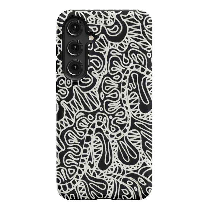 Galaxy S24 Plus StrongFit Doodle Ethnic Style G361 by Medusa GraphicArt