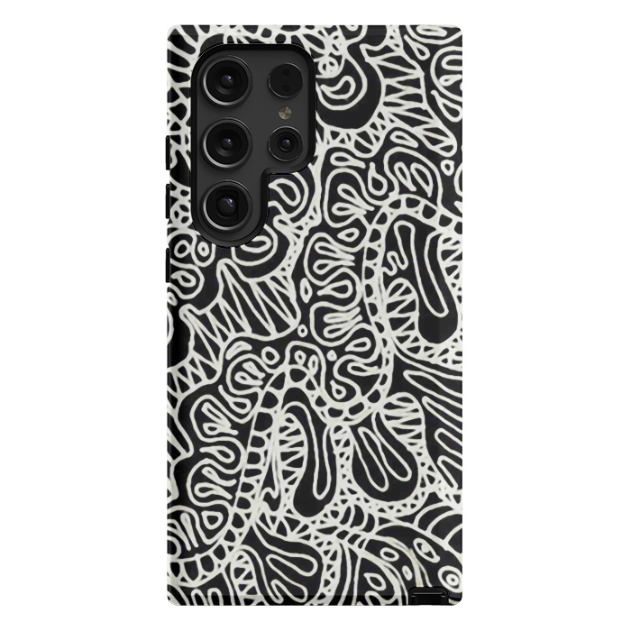 Galaxy S24 Ultra StrongFit Doodle Ethnic Style G361 by Medusa GraphicArt