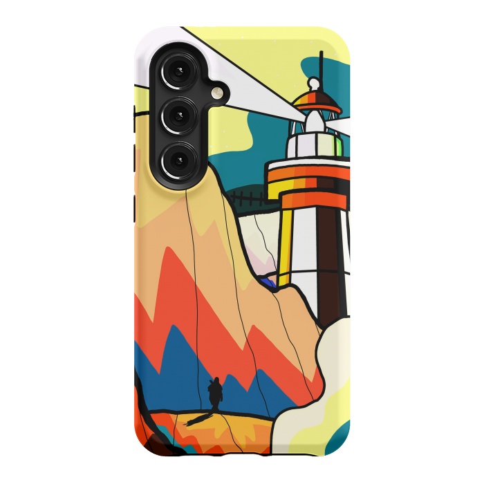 Galaxy S24 StrongFit The lost lighthouse by Steve Wade (Swade)