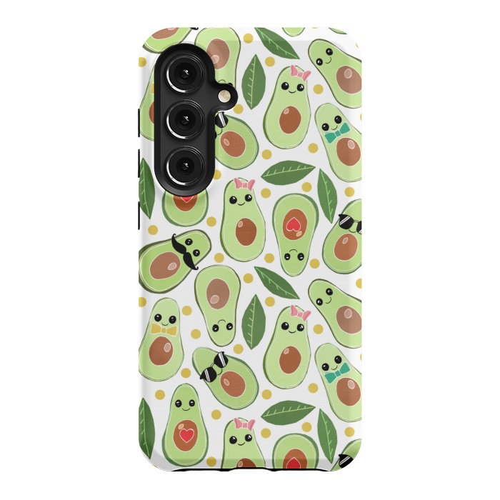 Galaxy S24 StrongFit Stylish Avocados by Tangerine-Tane