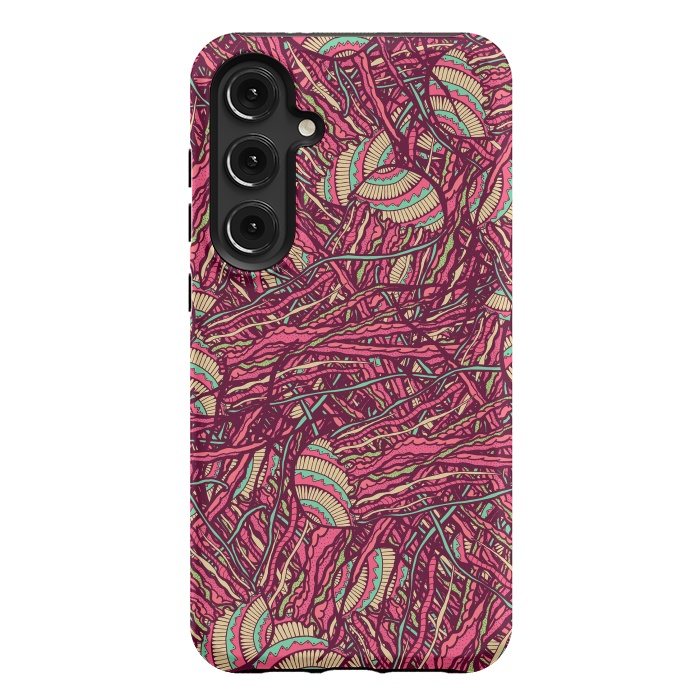 Galaxy S24 Plus StrongFit Jellyfish jungle by Steve Wade (Swade)
