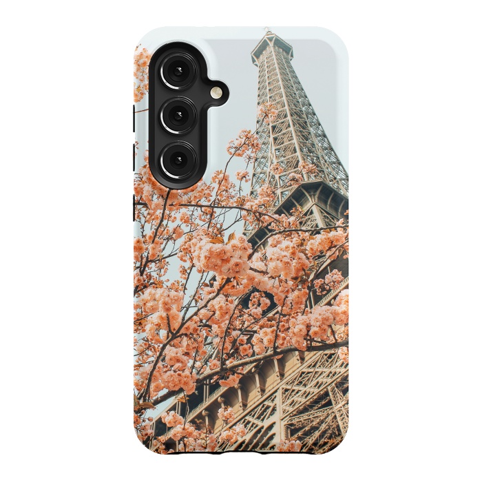 Galaxy S24 StrongFit Paris in Spring | Travel Photography Eifel Tower | Wonder Building Architecture Love by Uma Prabhakar Gokhale