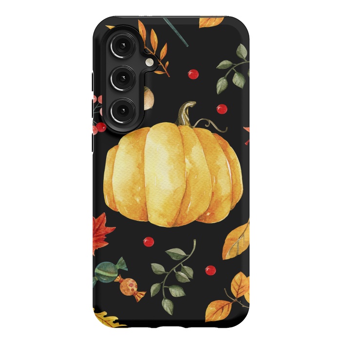 Galaxy S24 Plus StrongFit pumpkin season by haroulita