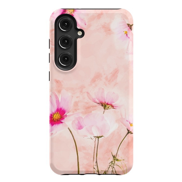 Galaxy S24 Plus StrongFit Pink Spring Flower by Creativeaxle