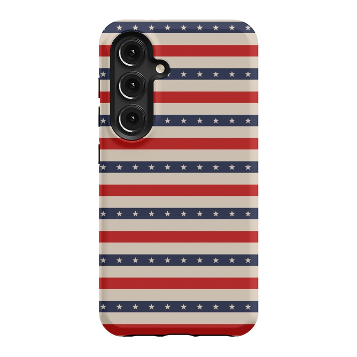 Galaxy S24 StrongFit Patriotic Pattern by TMSarts