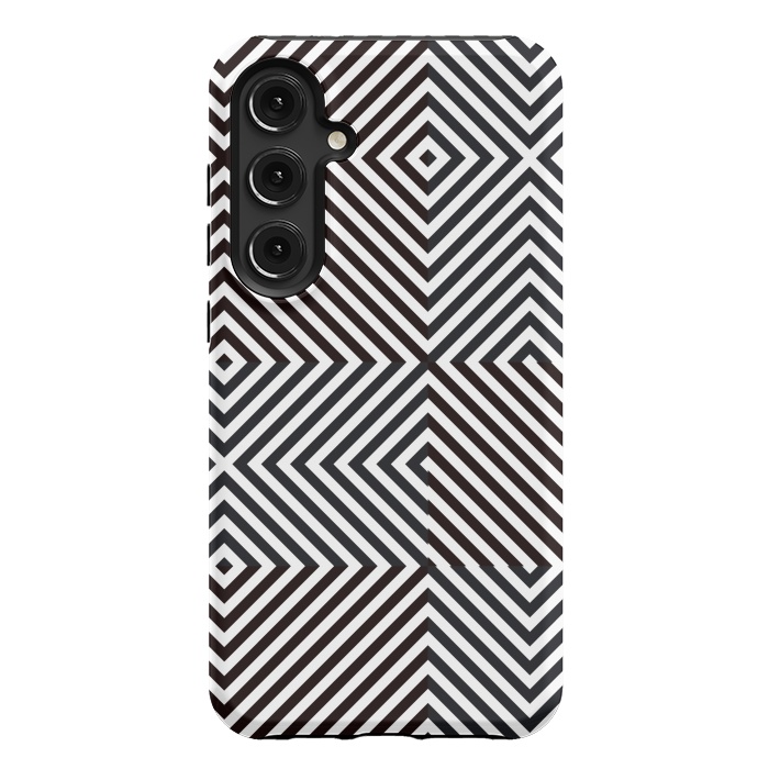 Galaxy S24 Plus StrongFit Crossing Diagonal Stripes by TMSarts