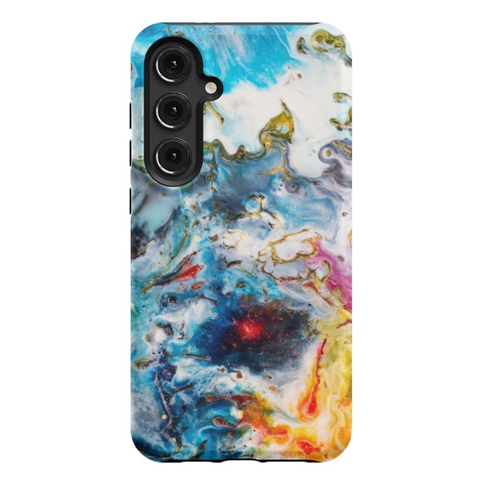 Galaxy S24 Plus StrongFit Colorful marble  by Winston