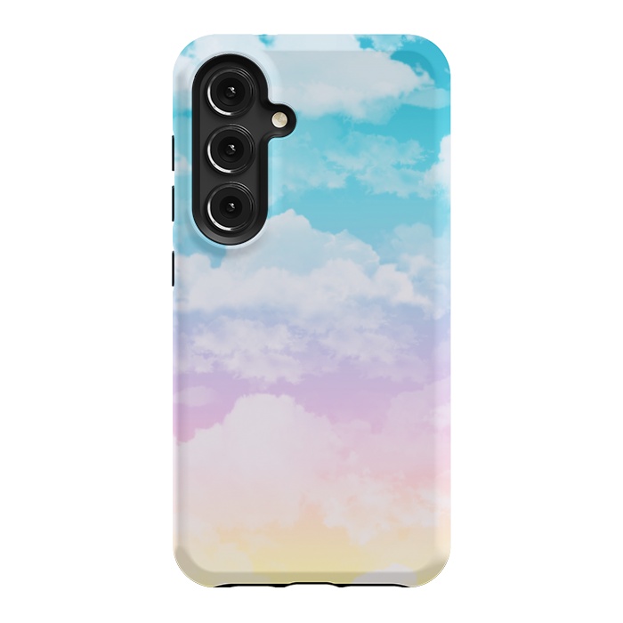 Galaxy S24 StrongFit Pastel Clouds by Julie Erin Designs