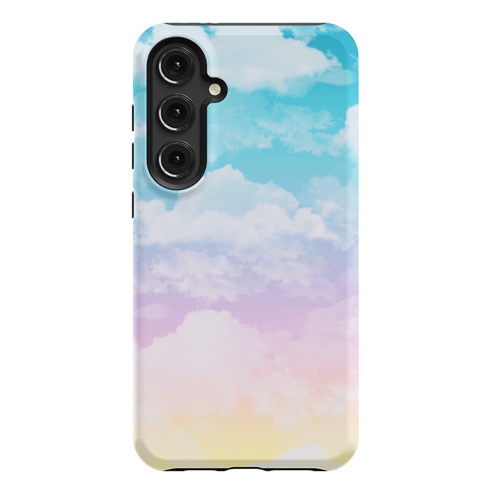 Galaxy S24 Plus StrongFit Pastel Clouds by Julie Erin Designs