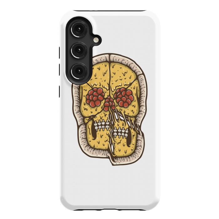 Galaxy S24 Plus StrongFit pizza Skull by Afif Quilimo