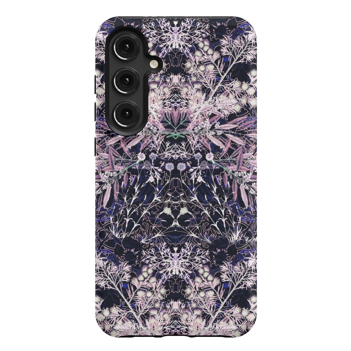 Galaxy S24 Plus StrongFit Vintage wild flowers illustration by Oana 