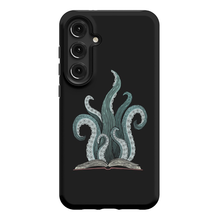 Galaxy S24 Plus StrongFit tentacle book by Laura Nagel