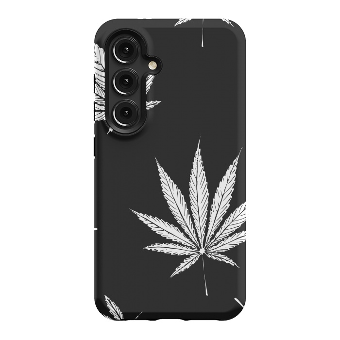 Galaxy S24 StrongFit marijuana leaf by haroulita