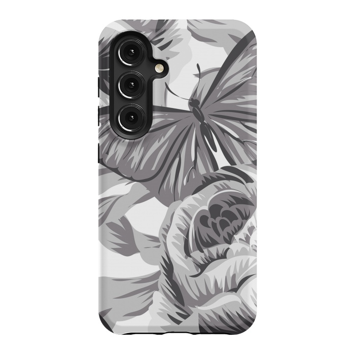 Galaxy S24 StrongFit minimal floral butterfly by haroulita