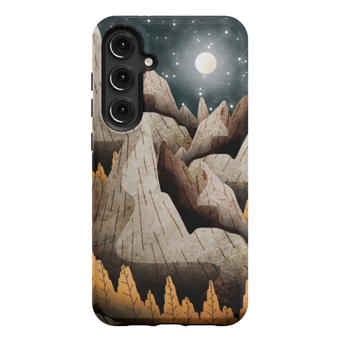 Galaxy S24 Plus StrongFit Mountainous mountain and peaks by Steve Wade (Swade)