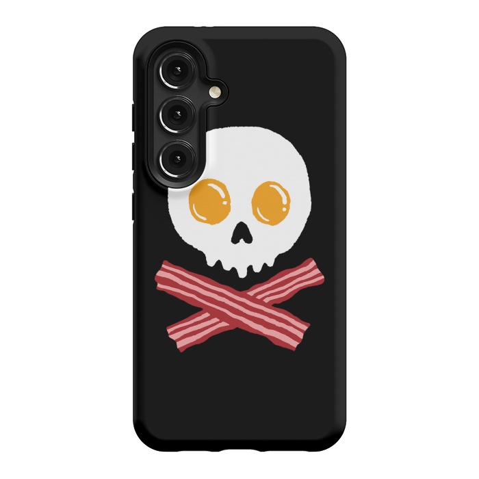 Galaxy S24 StrongFit Breakfast Skull by Afif Quilimo
