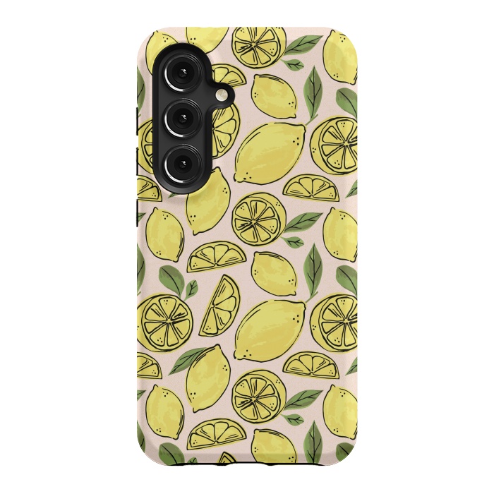 Galaxy S24 StrongFit Lemons by Melissa Lee