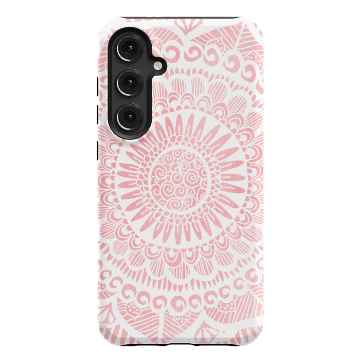 Galaxy S24 Plus StrongFit Blush Lace by Tangerine-Tane