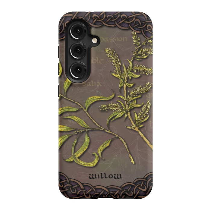 Galaxy S24 StrongFit Celtic Willow by Lotti Brown
