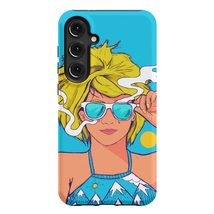 Galaxy S24 Plus StrongFit The summer girl by Steve Wade (Swade)