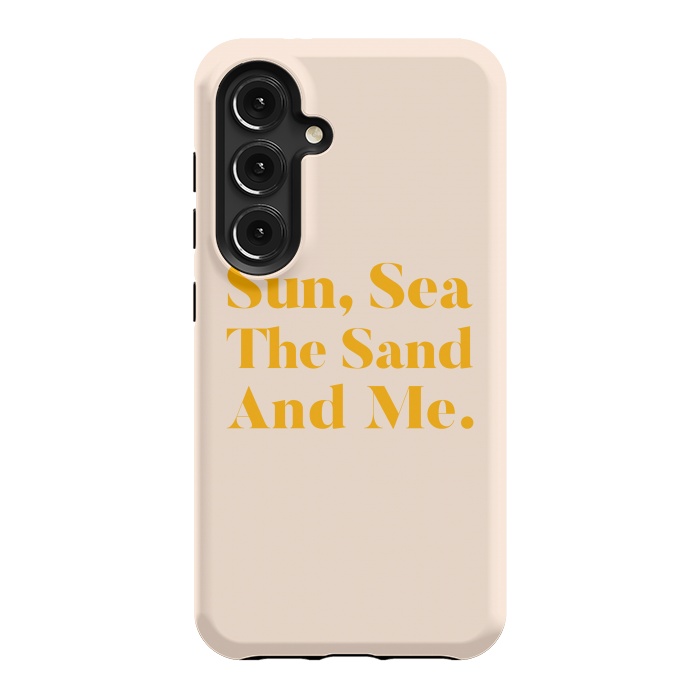 Galaxy S24 StrongFit Sun, Sea, The Sand & Me by Uma Prabhakar Gokhale