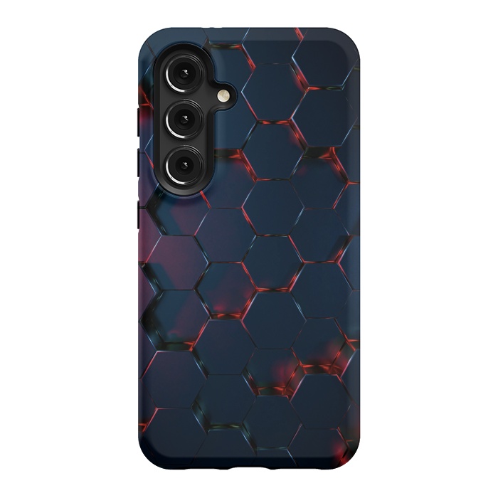 Galaxy S24 StrongFit Hexagons  by Winston