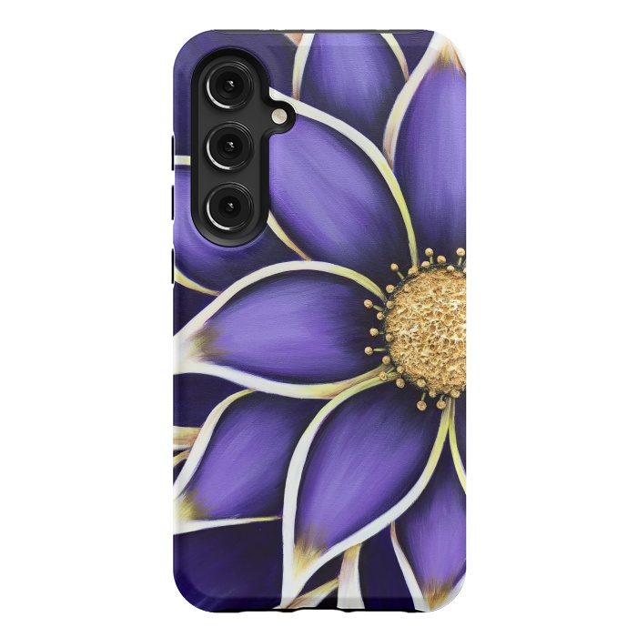 Galaxy S24 Plus StrongFit Purple Passion II by Denise Cassidy Wood