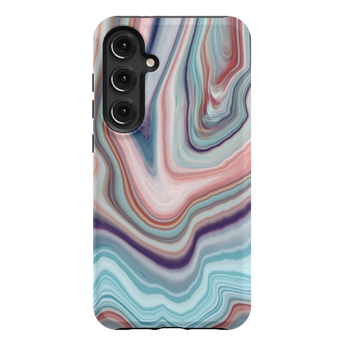 Galaxy S24 Plus StrongFit Abstract Marble Design VI by ArtsCase
