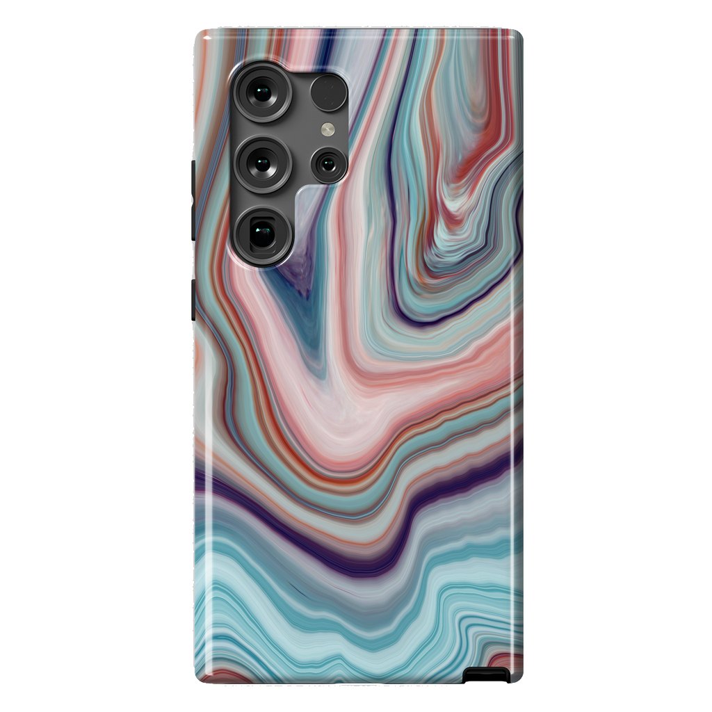 Galaxy S24 Ultra StrongFit Abstract Marble Design VI by ArtsCase