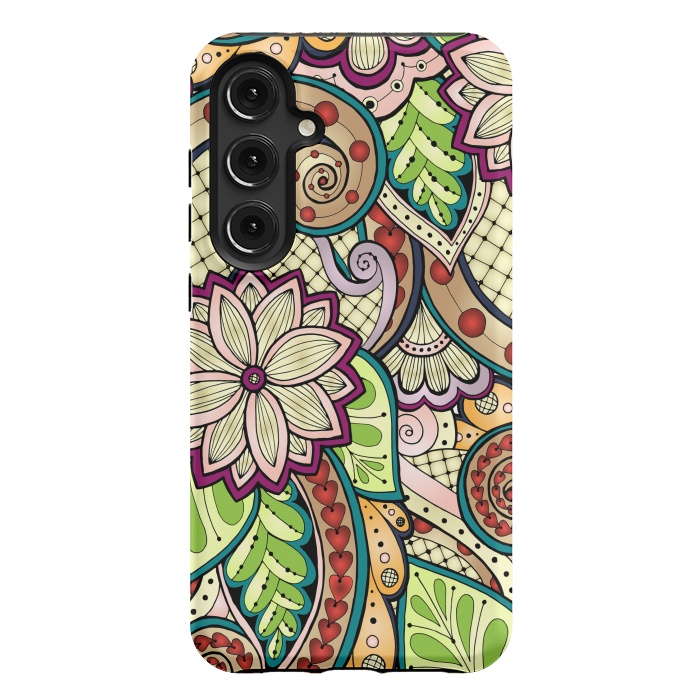 Galaxy S24 Plus StrongFit Ornamental Seamless Ethnic Pattern by ArtsCase