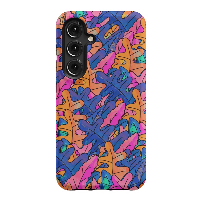 Galaxy S24 StrongFit summer autumn leaves by Steve Wade (Swade)