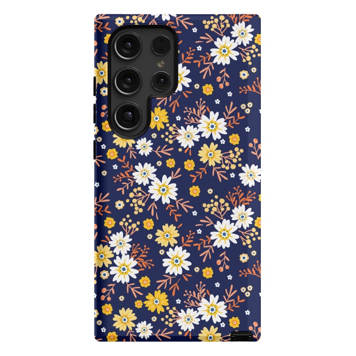 Galaxy S24 Ultra StrongFit Small Multicoloured Flowers by ArtsCase