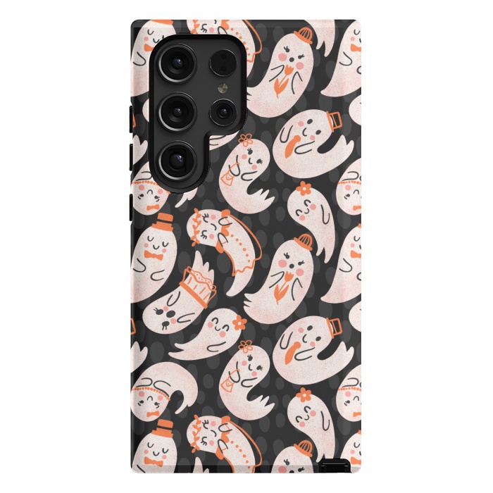Galaxy S24 Ultra StrongFit Cute Ghost Friends by Noonday Design