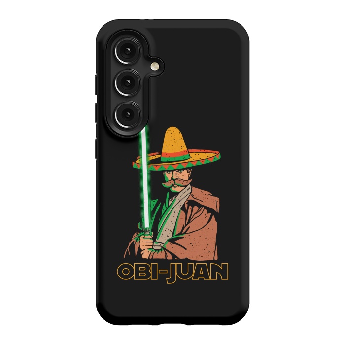 Galaxy S24 StrongFit Obi Juan Funny Mexican Sombrero Cinco de Mayo by Vó Maria