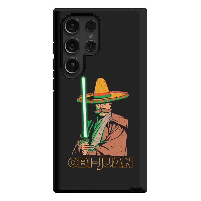 Galaxy S24 Ultra StrongFit Obi Juan Funny Mexican Sombrero Cinco de Mayo by Vó Maria