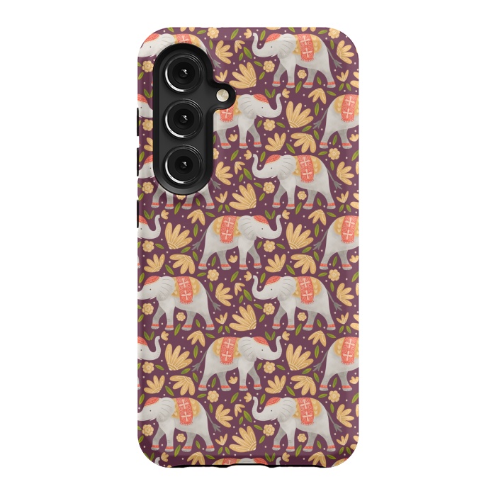 Galaxy S24 StrongFit Majestic Elephants by Noonday Design