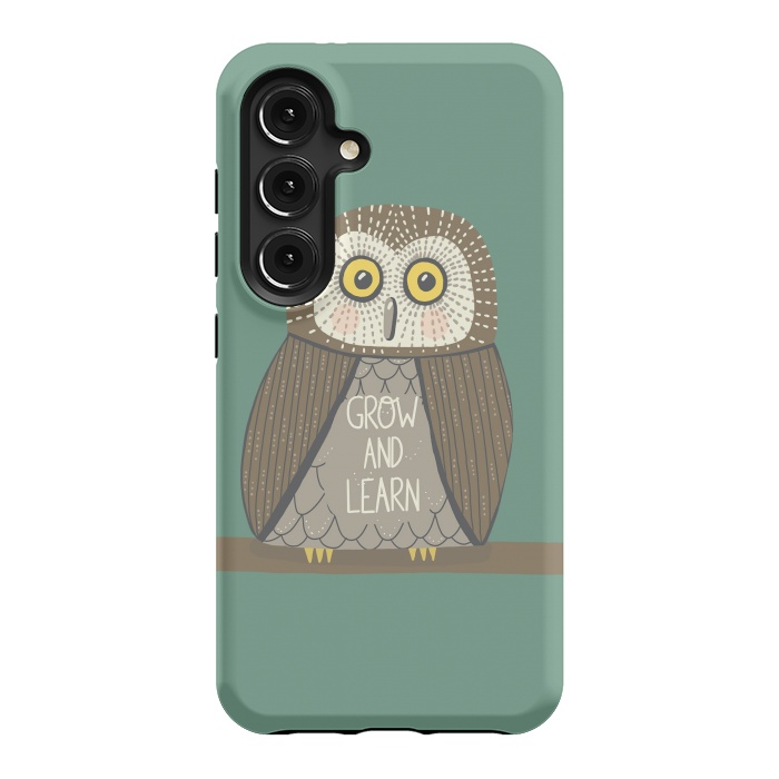 Galaxy S24 StrongFit Grow and Learn Owl  by Edith May